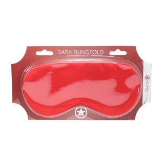 LoversPremium Satin Mask Red - satynowa opaska na oczy, czerwona
