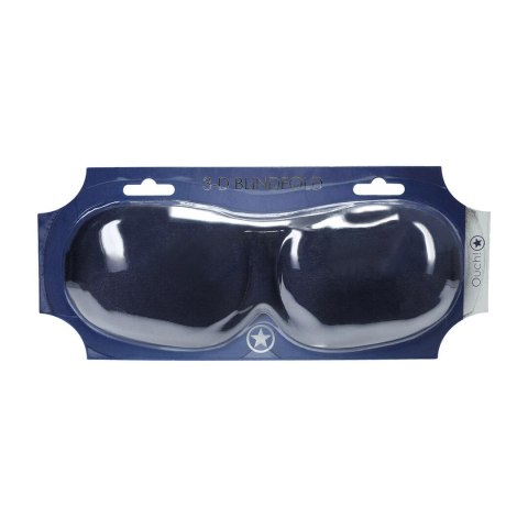Loving Joy 3D Mask Navy - anatomiczna opaska na oczy z miękką tkaniną