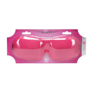 Loving Joy 3D Mask Pink - Anatomiczna opaska na oczy z miękkim materiałem