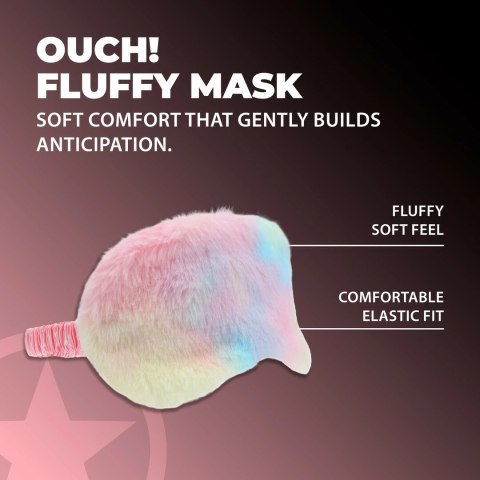 Loving Joy Fluffy Mask Multicolor - miękka maska na oczy z futerkiem