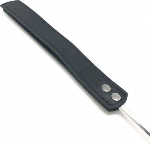 Red Leather Bicz Metalowo-Skorzany 70,5 cm Czarny/Srebrny Europejska Jakość