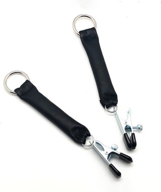 Red Leather Zaciski z Obciążeniem Skorzanym 2x80g Czarny/Srebrny