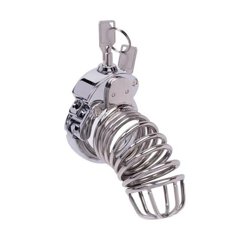 Stainless Steel Penis Cage 1 with Advanced Locking Mechanism