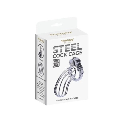 Stainless Steel Penis Cage 2 with Advanced Locking Mechanism