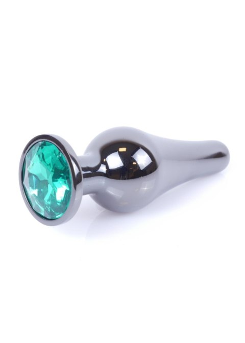 MyLove Toys - Jewellery Dark Silver BUTT PLUG- Green