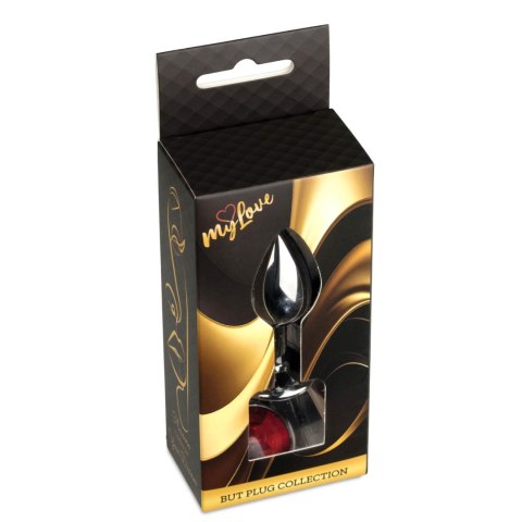 MyLove Toys - Jewellery Dark Silver PLUG- Red