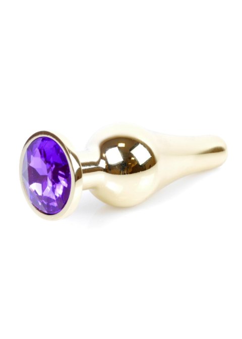 MyLove Toys - Jewellery Gold BUTT PLUG- Purple
