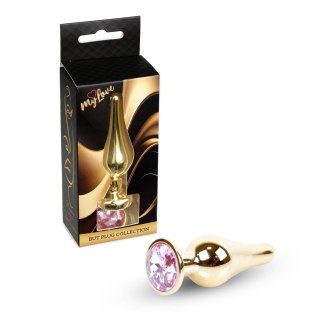 MyLove Toys - Jewellery Gold BUTT PLUG- Rose