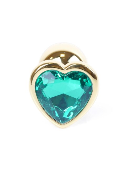 MyLove Toys - Jewellery Gold Heart PLUG- Green