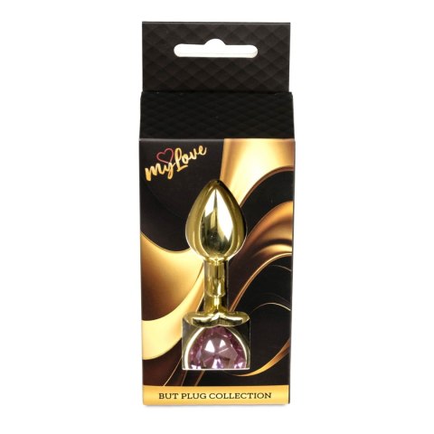 MyLove Toys - Jewellery Gold Heart PLUG- Rose