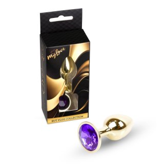 MyLove Toys - Jewellery Gold PLUG- Purple