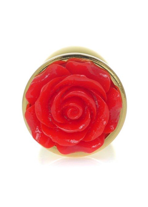 MyLove Toys - Jewellery Gold PLUG ROSE- Red