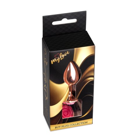 MyLove Toys - Jewellery Red Gold PLUG ROSE- Peach