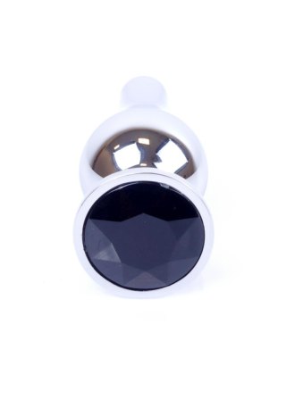 MyLove Toys - Jewellery Silver BUTT PLUG- Black