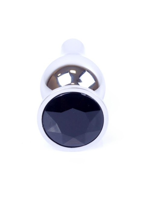 MyLove Toys - Jewellery Silver BUTT PLUG- Black