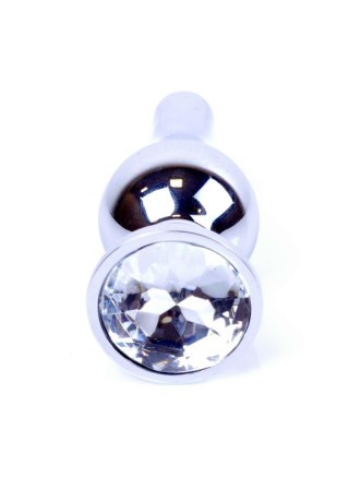 MyLove Toys - Jewellery Silver BUTT PLUG- Clear