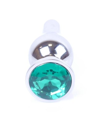 MyLove Toys - Jewellery Silver BUTT PLUG- Green