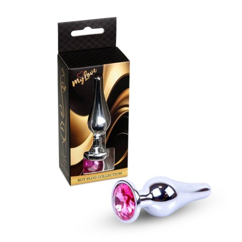 MyLove Toys - Jewellery Silver BUTT PLUG- Pink