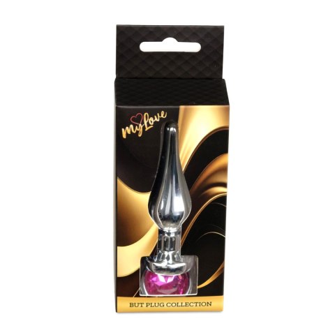 MyLove Toys - Jewellery Silver BUTT PLUG- Pink