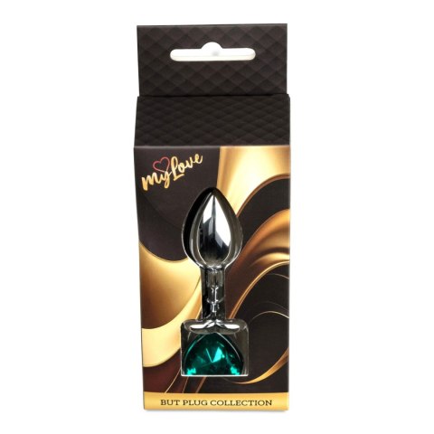 MyLove Toys - Jewellery Silver Heart PLUG- Green