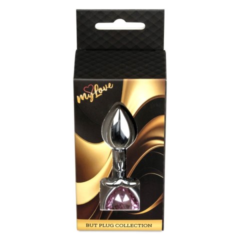 MyLove Toys - Jewellery Silver Heart PLUG- Rose