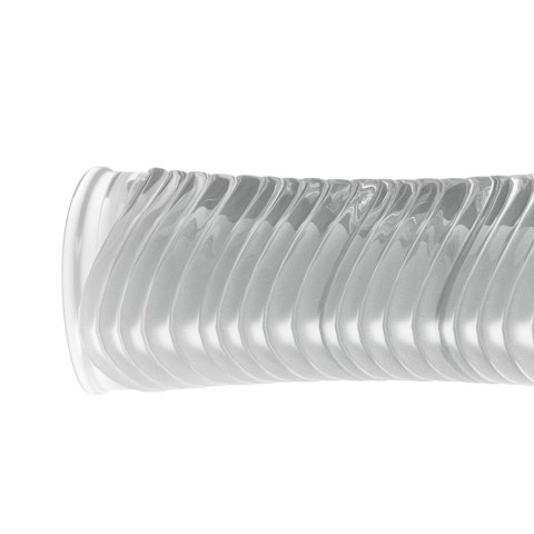 Crushious Ribbed Sleeve Transparent - elastyczna nakładka intymna 15,5 cm