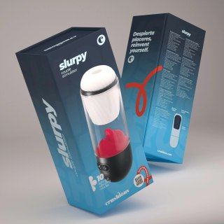 Crushious Slurpy 2w1 Lick & Vibro System Transparentny 22 cm