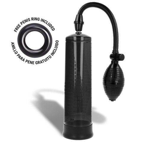 INTENSE Pump 02 czarna - system prożniowy, cylinder 20 cm, wskaźnik