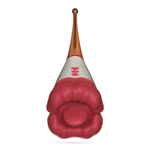 Jagger Double Stimulator Red - Innowacyjny dwustronny model silikonowy
