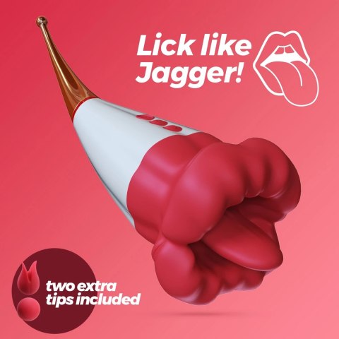 Jagger Double Stimulator Red - Innowacyjny dwustronny model silikonowy