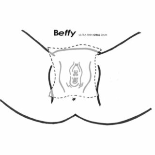 Asha International Beffy Dental Dam Natural 3 sztuki - cienkie, bezzapachowe arkusze ochronne