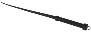 Bad Kitty Whip Silicone - czarny bat silikonowy 60 cm, ergonomiczny uchwyt