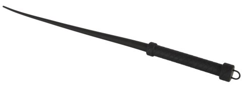 Bad Kitty Whip Silicone - czarny bat silikonowy 60 cm, ergonomiczny uchwyt