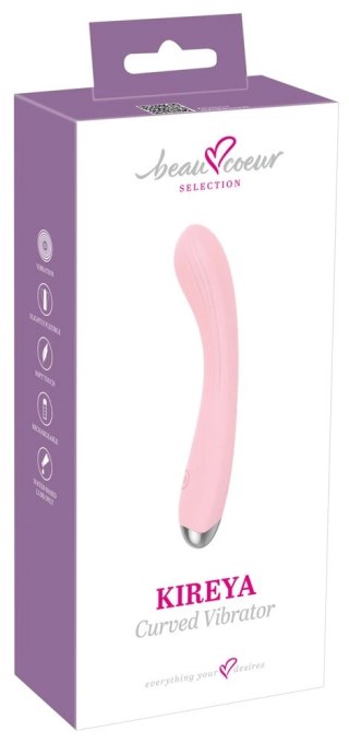Beau coeur Kireya Curved Vibra silikonowy masażer 10 trybow USB 20,3 cm