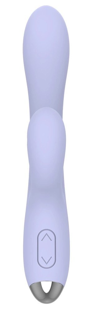 Beau coeur Rivano Curved Rabbit - silikonowy model z 2 silnikami, fioletowy