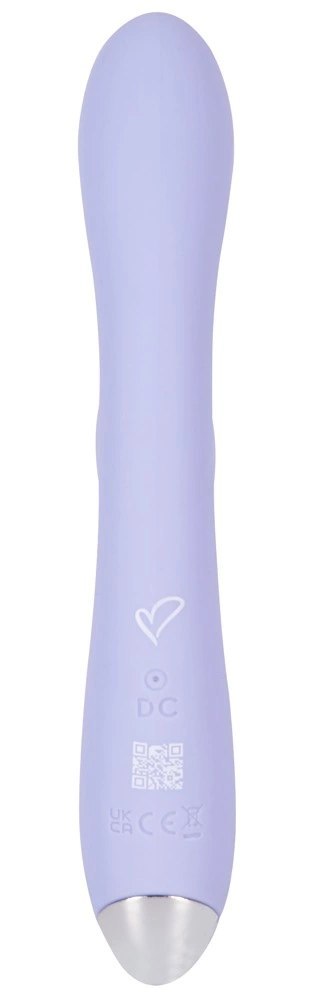 Beau coeur Rivano Curved Rabbit - silikonowy model z 2 silnikami, fioletowy