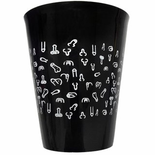 DIABLO PICANTE kubek 500 ml czarny z białym wzorem humorystycznym
