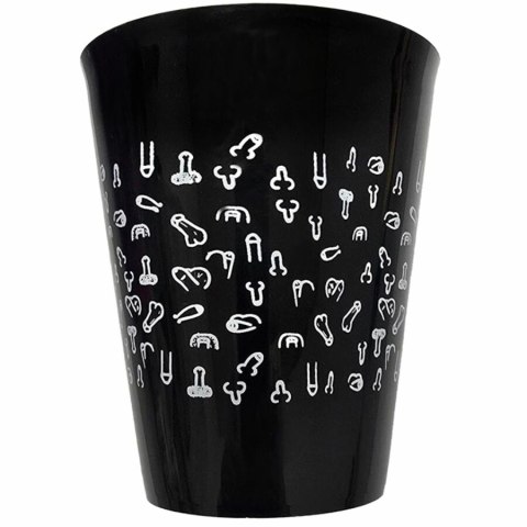 DIABLO PICANTE kubek 500 ml czarny z białym wzorem humorystycznym