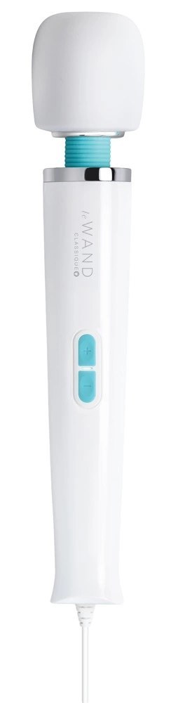 Le WAND Classique Plug-In Wand Massage biały 33 cm 10 trybow masażu