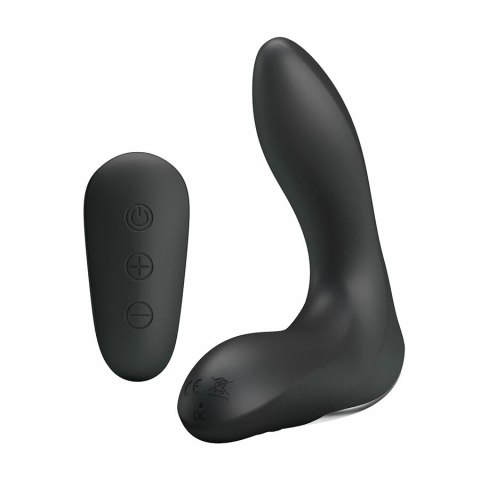MR PLAY Masażer prostaty z pilotem, nadmuchiwany, 12 trybow, czarny