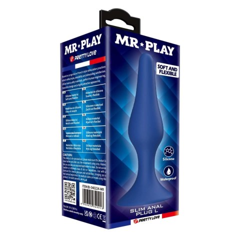 MR. Play Slim Anal Plug L