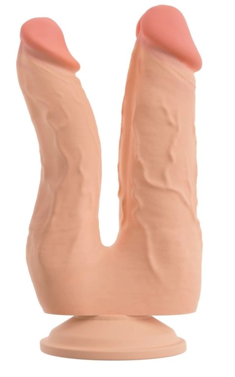Nature Skin Bendable Double Penetrator elastyczny model TPE 20/19 cm