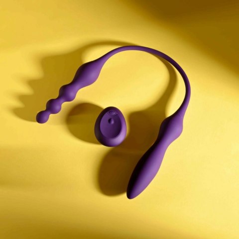 Playboy This & That Double Vibrator fioletowy 10 trybow wodoodporny