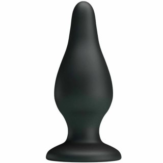 Pretty Love Ergonomiczna wtyczka silikonowa 15,4 cm z przyssawką czarna