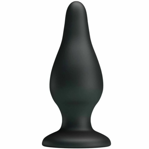 Pretty Love Ergonomiczna wtyczka silikonowa 15,4 cm z przyssawką czarna
