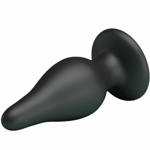 Pretty Love Ergonomiczna wtyczka silikonowa 15,4 cm z przyssawką czarna