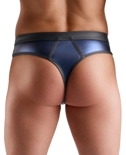 Svenjoyment Men's Thong XL granatowy z siateczką i napami