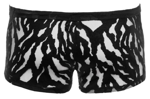 Svenjoyment Pants L czarne połprzezroczyste bokserki burnout
