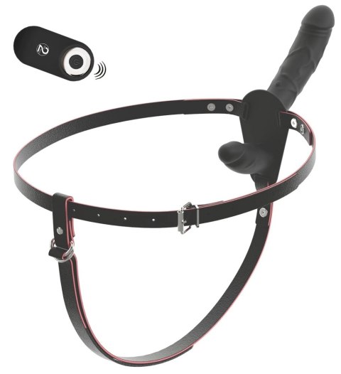 You2Toys RC Vibrating Double Strap-On silikonowy, podwojny, z pilotem