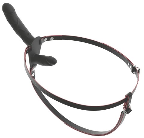 You2Toys RC Vibrating Double Strap-On silikonowy, podwojny, z pilotem